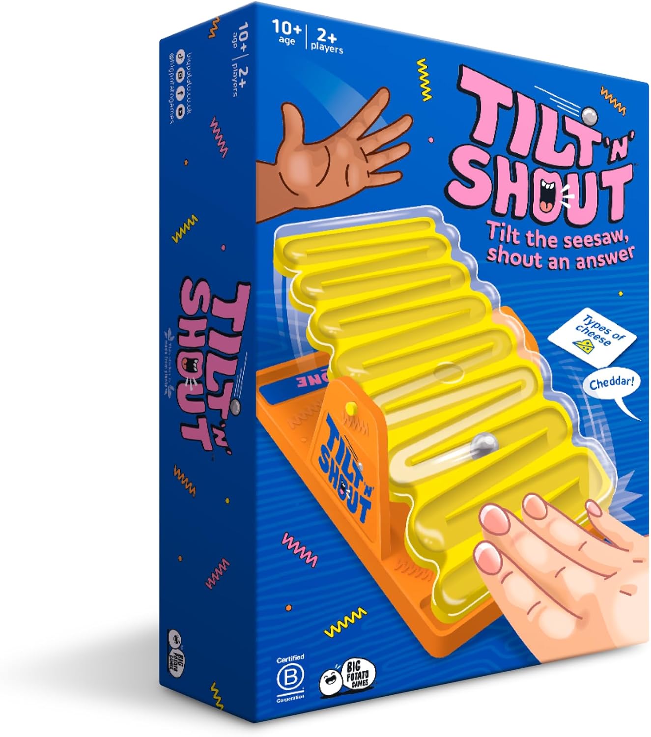 Thumbnail 6 de Big Potato Tilt ’n’ Shout – Fast-Paced Family Board Game for Adults & Kids