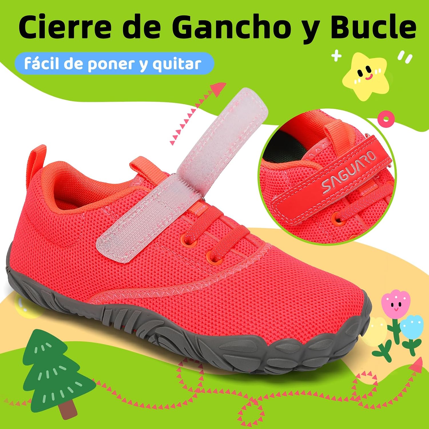 Thumbnail 3 de SAGUARO Zapatillas Barefoot Niños 24–36