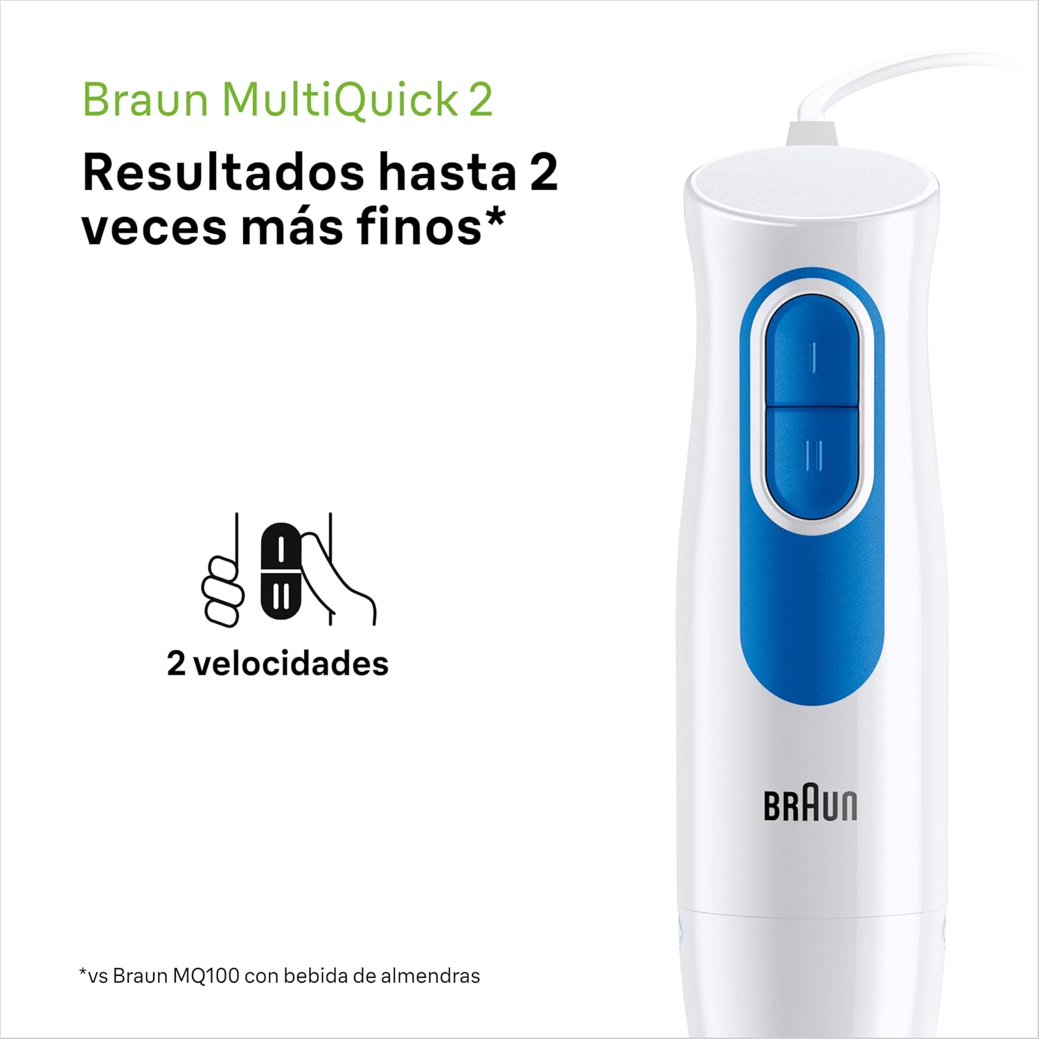 Thumbnail 2 de Braun MultiQuick 2 MQ20236MWH batidora de mano