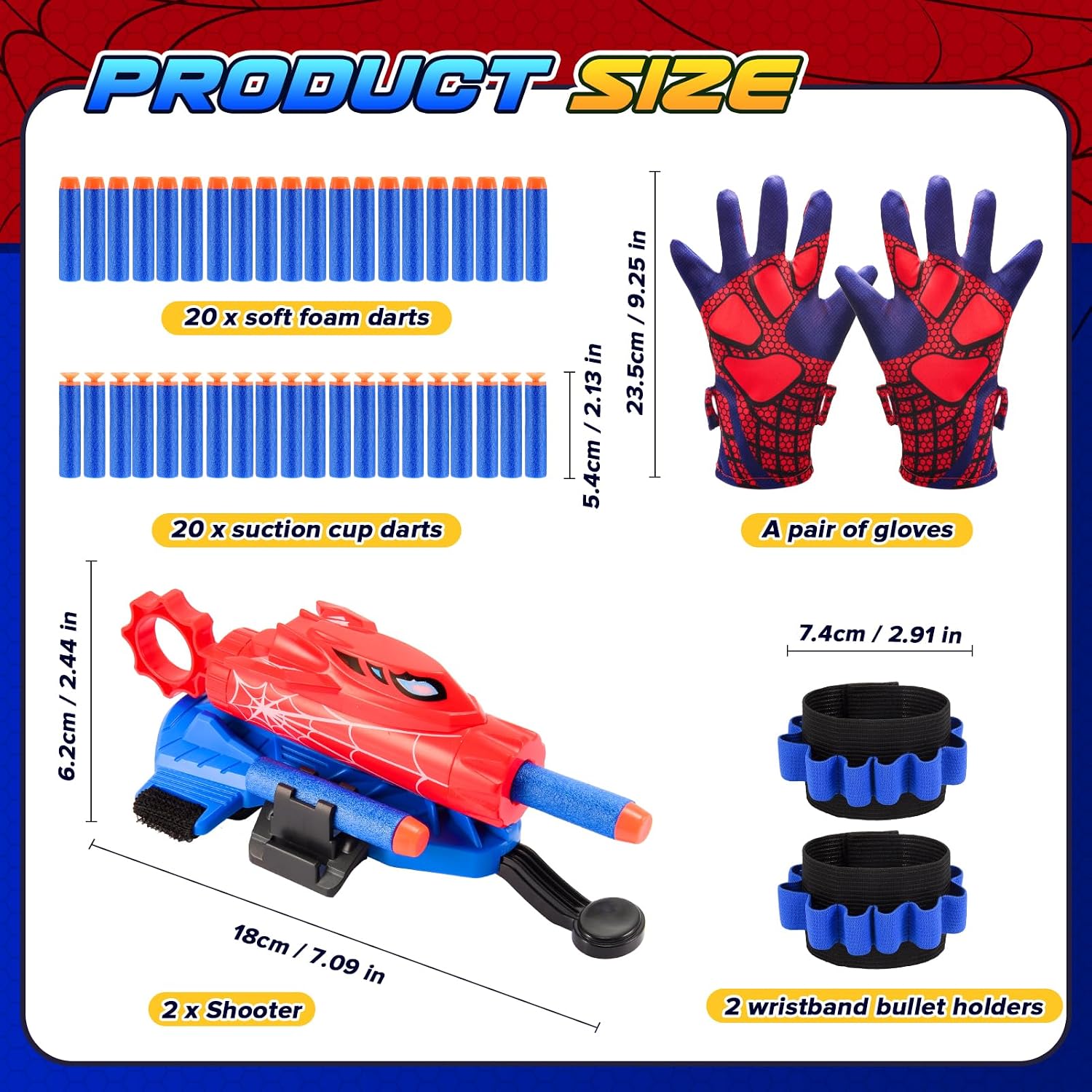 Thumbnail 4 de Braxel Spider Web Shooter Set for Ages 3–6