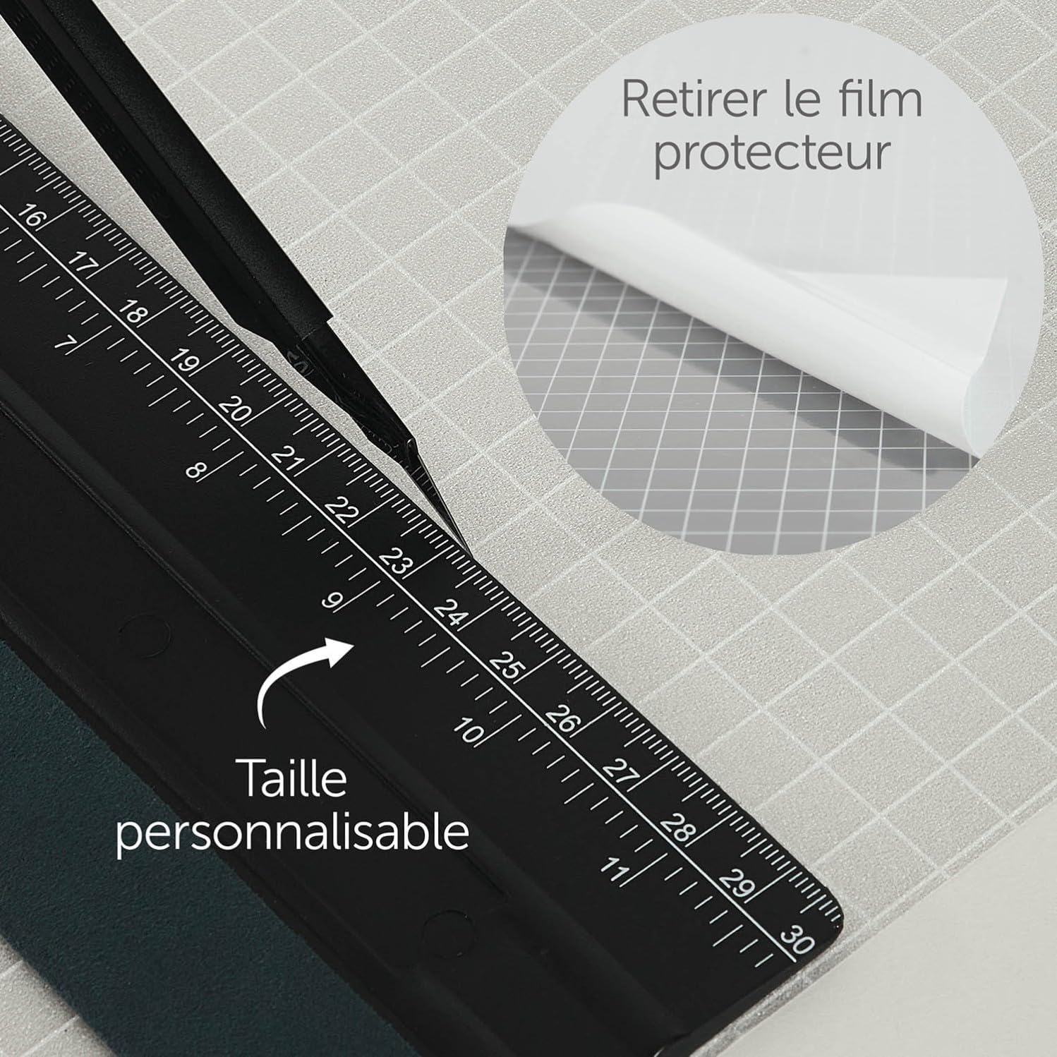 Thumbnail 1 de Blumtal Film fenêtre anti-regard auto-adhésif effet verre dépoli 90 x 200 cm