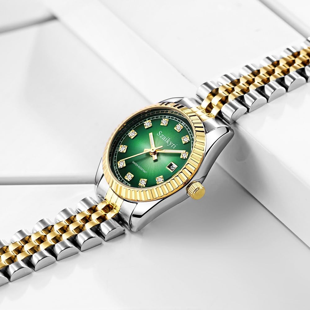 Thumbnail 2 de Szaikyri Montre Femme Classique avec Bande De Stainless Solide – Été 2024
