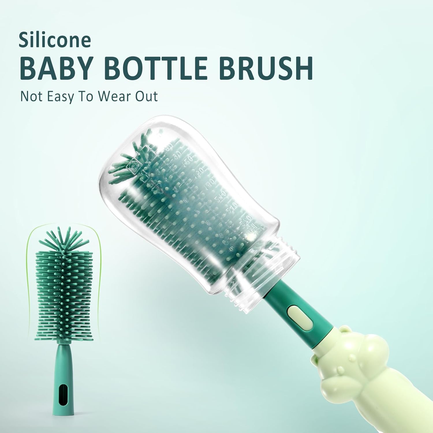 Thumbnail 1 de Diboniur Goupillon Biberon 3 en 1 en silicone pour biberons, tétines et paille