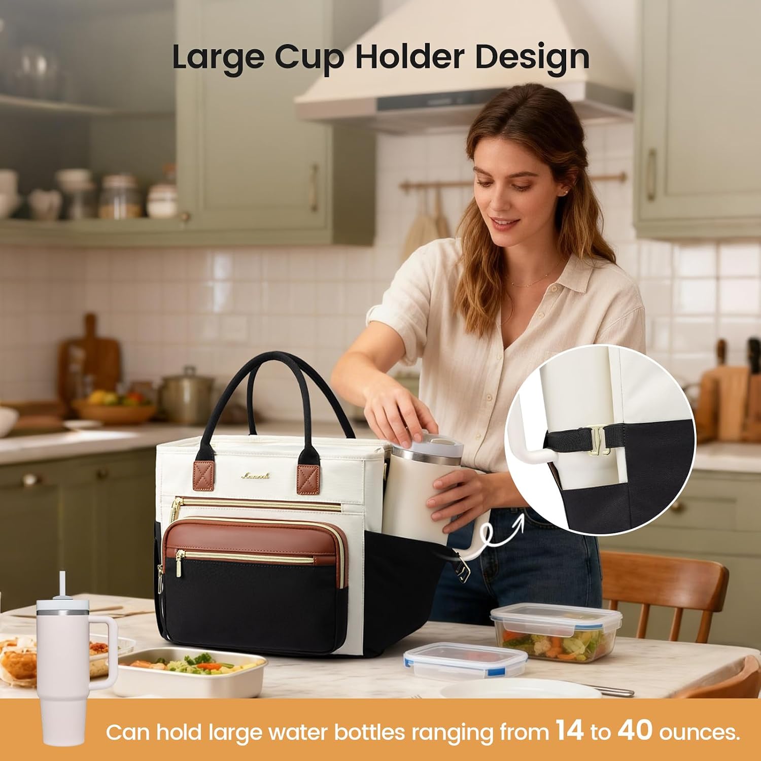 Thumbnail 1 de LOVEVOOK Insulated Lunch Bag 10.3 L 🍱