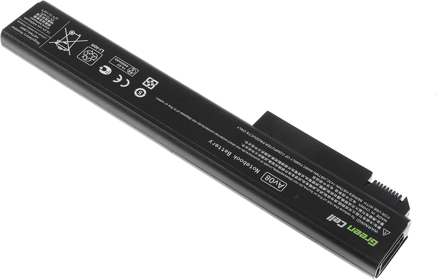 Detalle de Green Cell Standard Serie HSTNN-LB60 / HSTNN-OB60: Batteria per HP EliteBook 8530p/8530w/8540p/8540w/8730w/8740w