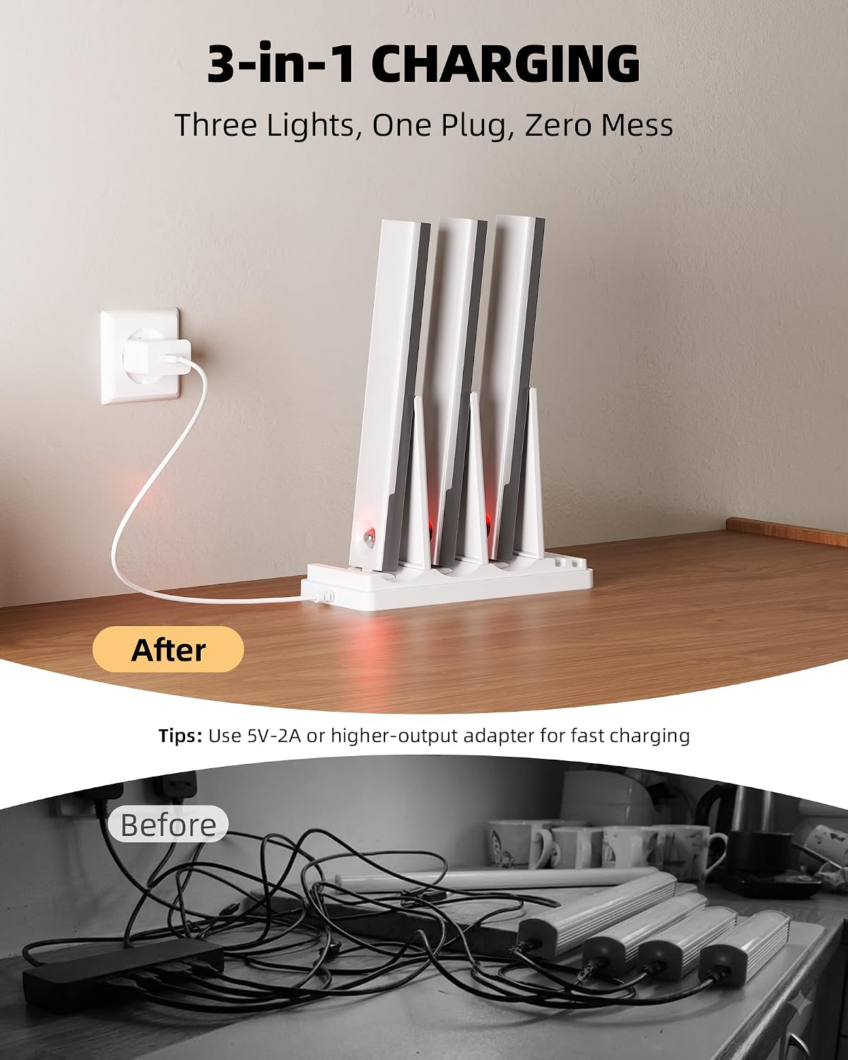 Thumbnail 4 de EZVALO 6-Pack Under Cabinet Light 2000mAh 🔦