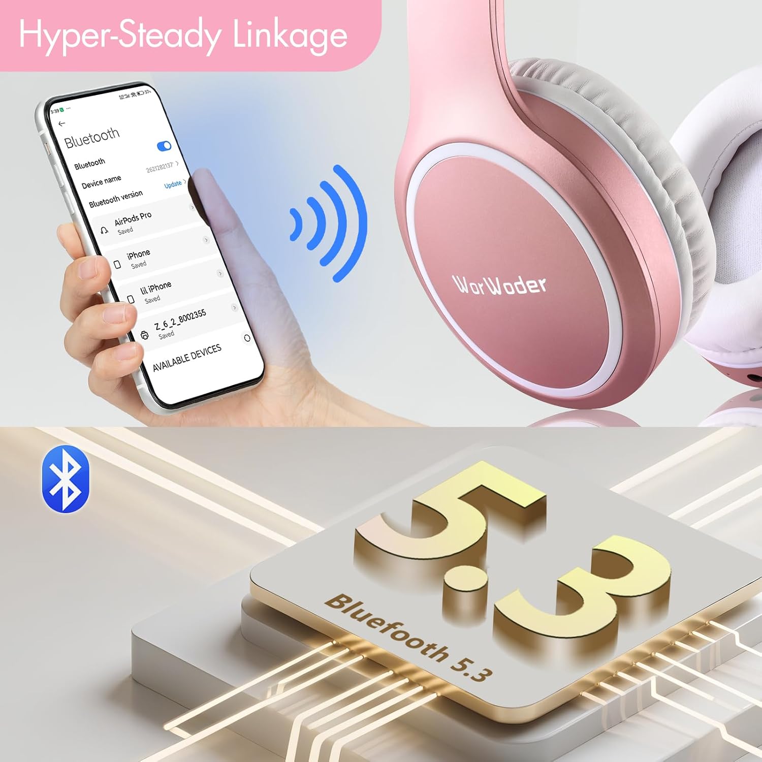 Thumbnail 4 de 70H Playtime Over Ear Headphones