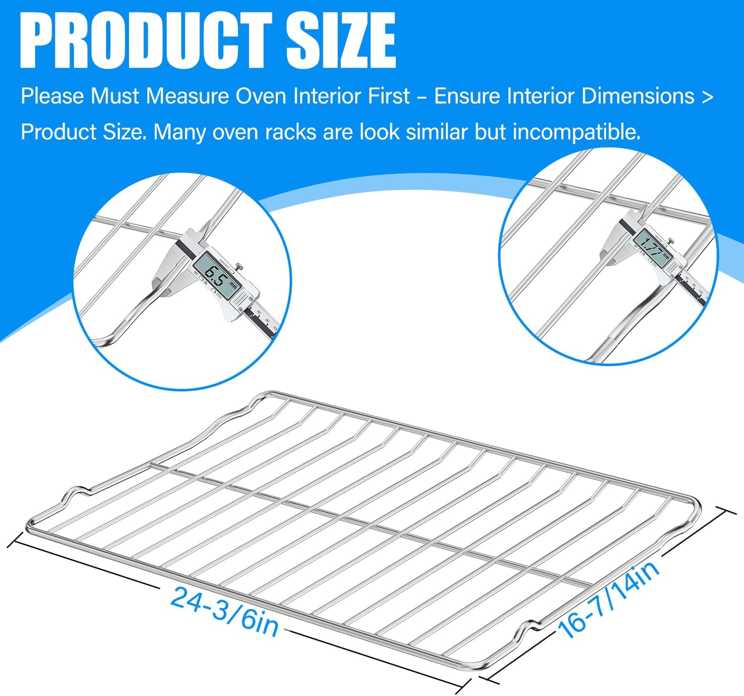 Thumbnail 1 de YEECHUN DG75-01001C Replacement Oven Rack for Samsung Ranges, 304 Stainless Steel