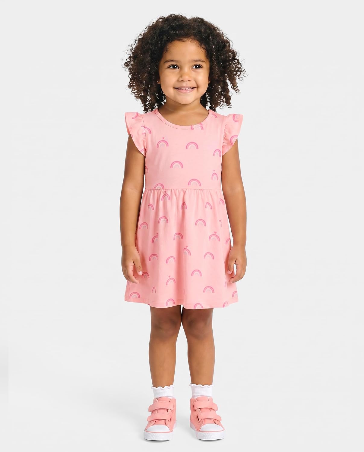 Detalle 2 de The Children's Place Baby and Toddler Girls' Casual Dress, Cotton-Blend Jersey