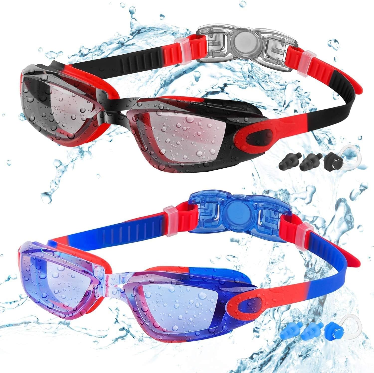 Thumbnail 6 de COOLOO Schwimmbrille Kinder – 2er-Set mit Anti-Fog, Auslaufschutz und UV-Schutz