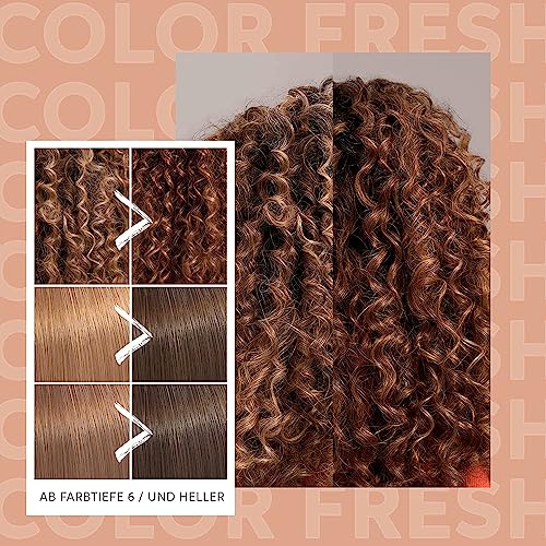 Detalle de Wella Professionals Color Fresh Mask Caramel Glaze – Haarkur mit Avocadoöl für mittelblondes bis braunes Haar (150 ml)