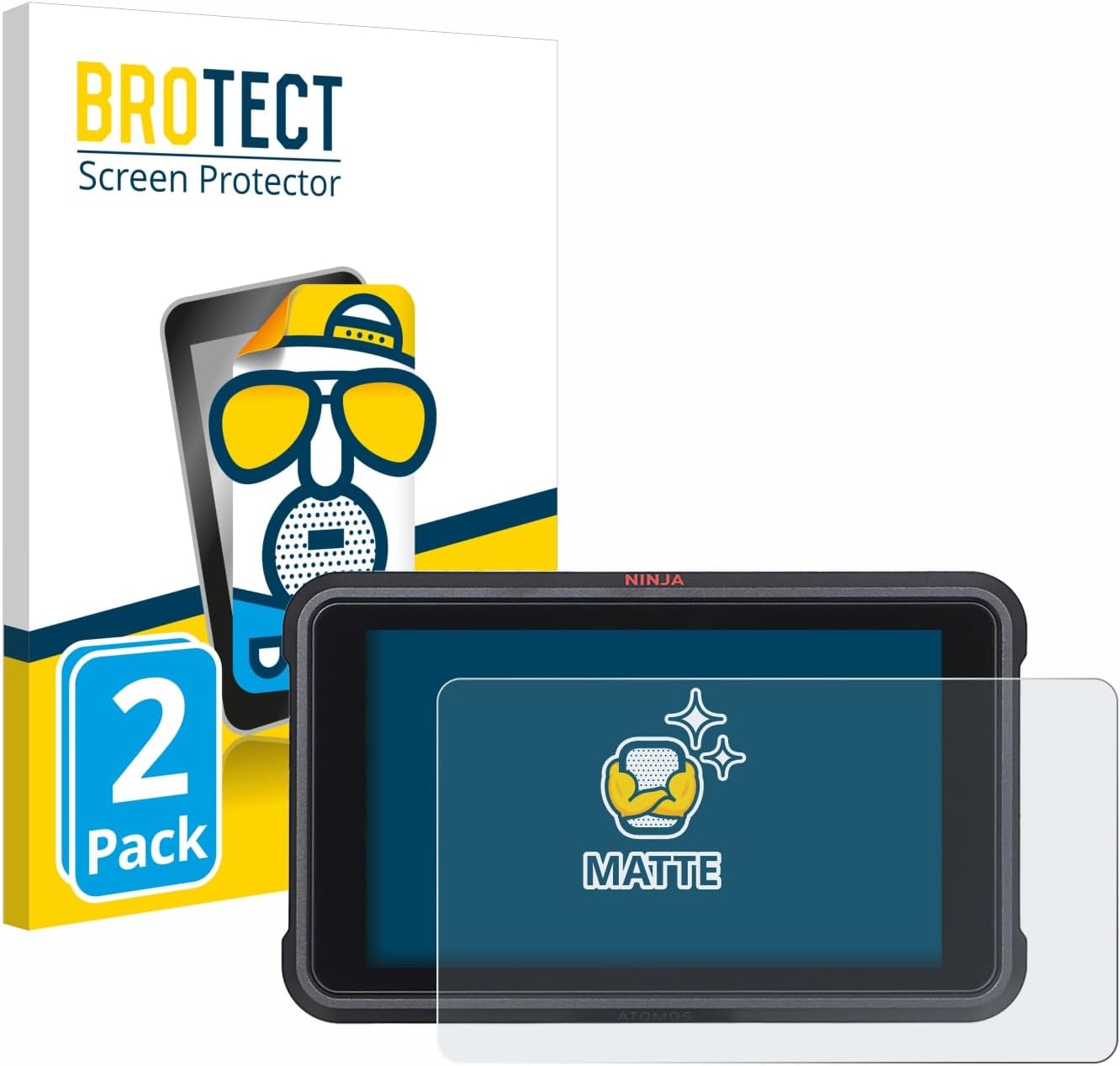 Thumbnail 6 de Brotect Pellicola Protettiva per Atomos Ninja V (2 Pezzi) – Protezione antigraffio e anti-impronte