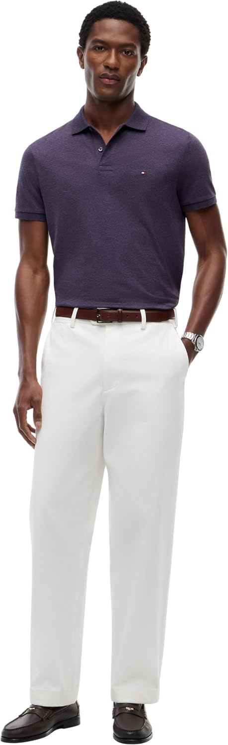 Detalle 2 de Tommy Hilfiger Herren Liquid Cotton Reg Seasonal Polo – S/S Mw0mw39994