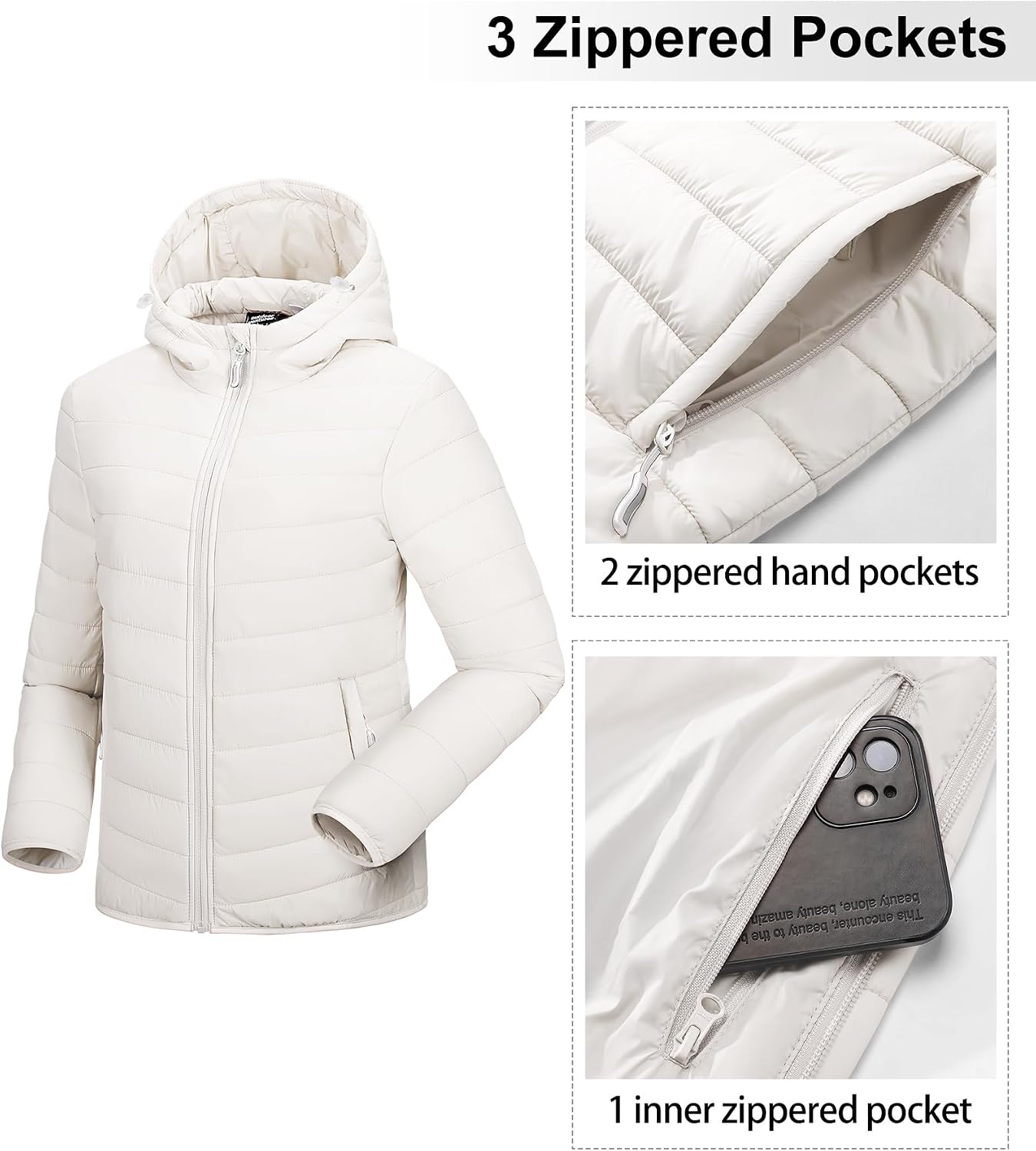Thumbnail 4 de Outdoor Ventures Women's Lightweight Puffer Jacket