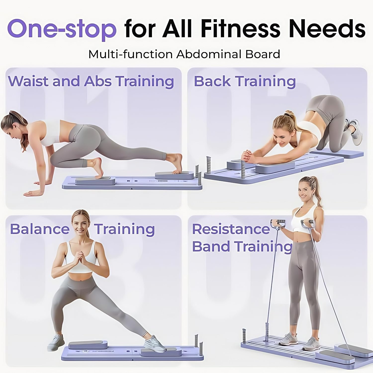Thumbnail 3 de CroyVine Pilates Board–Pilates Reformer Board (portable home Pilates kit) for core, abs, and full-body training