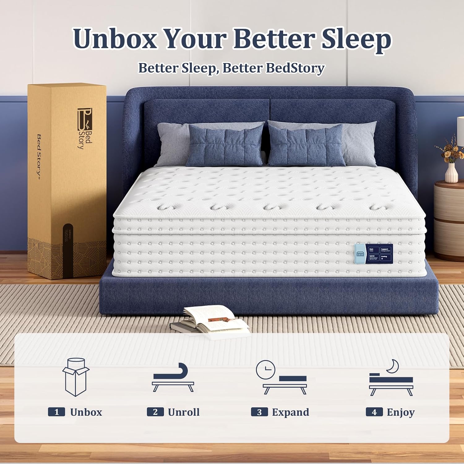 Thumbnail 6 de BedStory Queen Mattress, 10-Inch