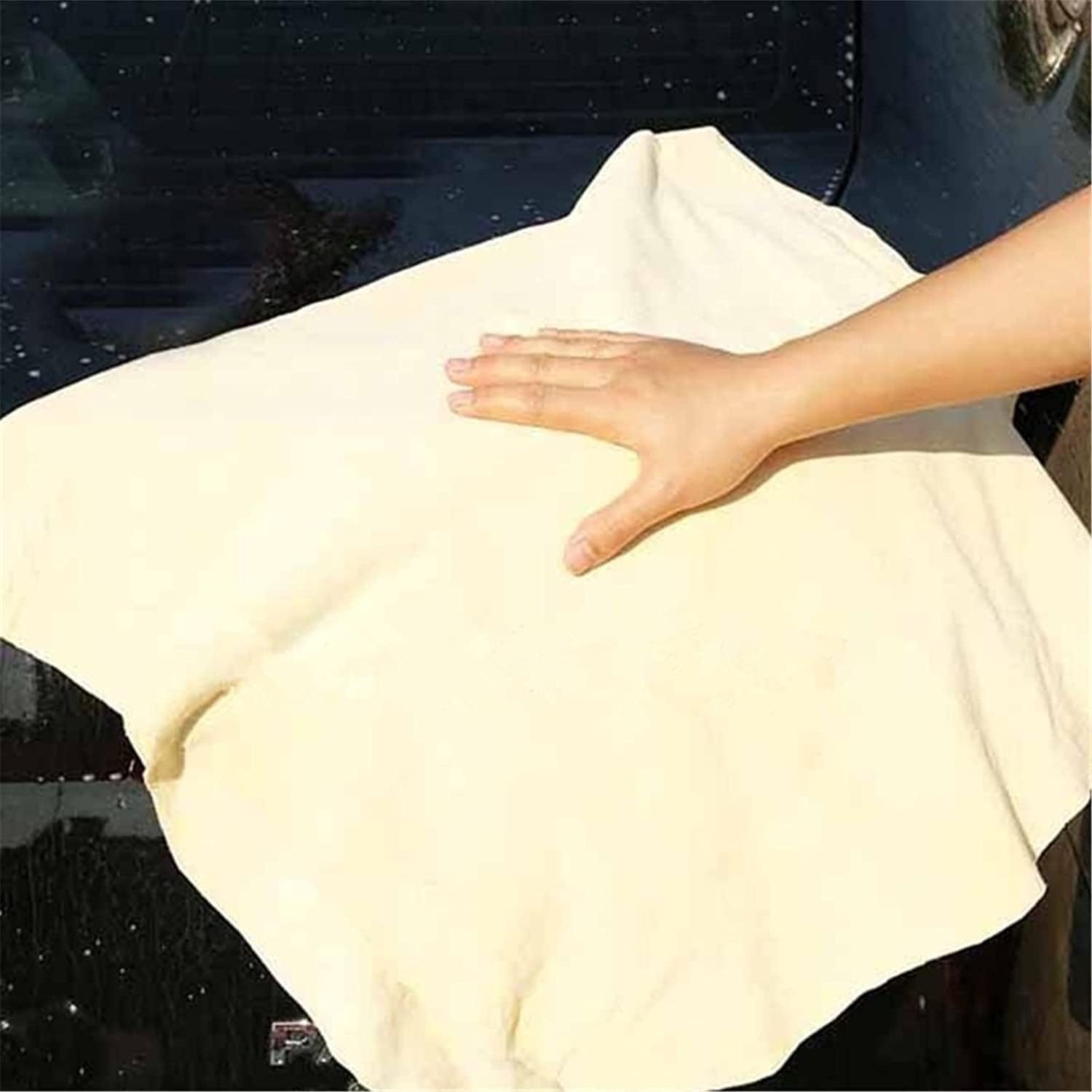 Detalle de Chamois leather car drying cloth 60×40cm