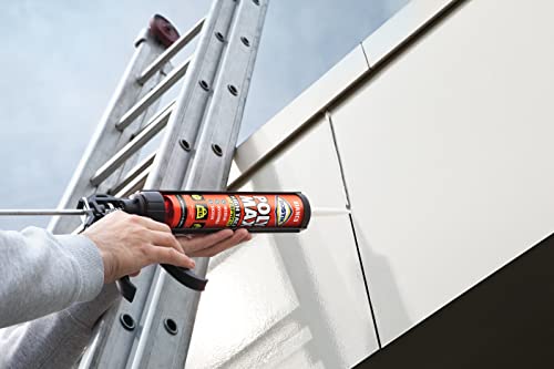 Detalle de Bostik Poly Max High Tack Express D6118: Colla di Montaggio e Sigillante Universale, Bianco, 440 g