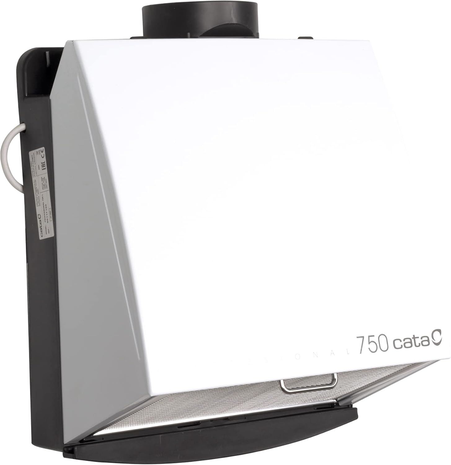 Detalle de Cata 750 L Professional: extractor de cocina silencioso de alto rendimiento