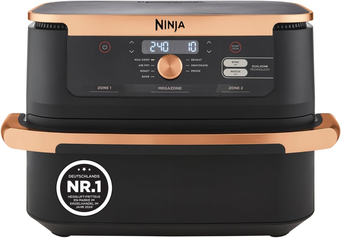 Detalle de Ninja AF500EUCP Heißluftfritteuse 10,4 L