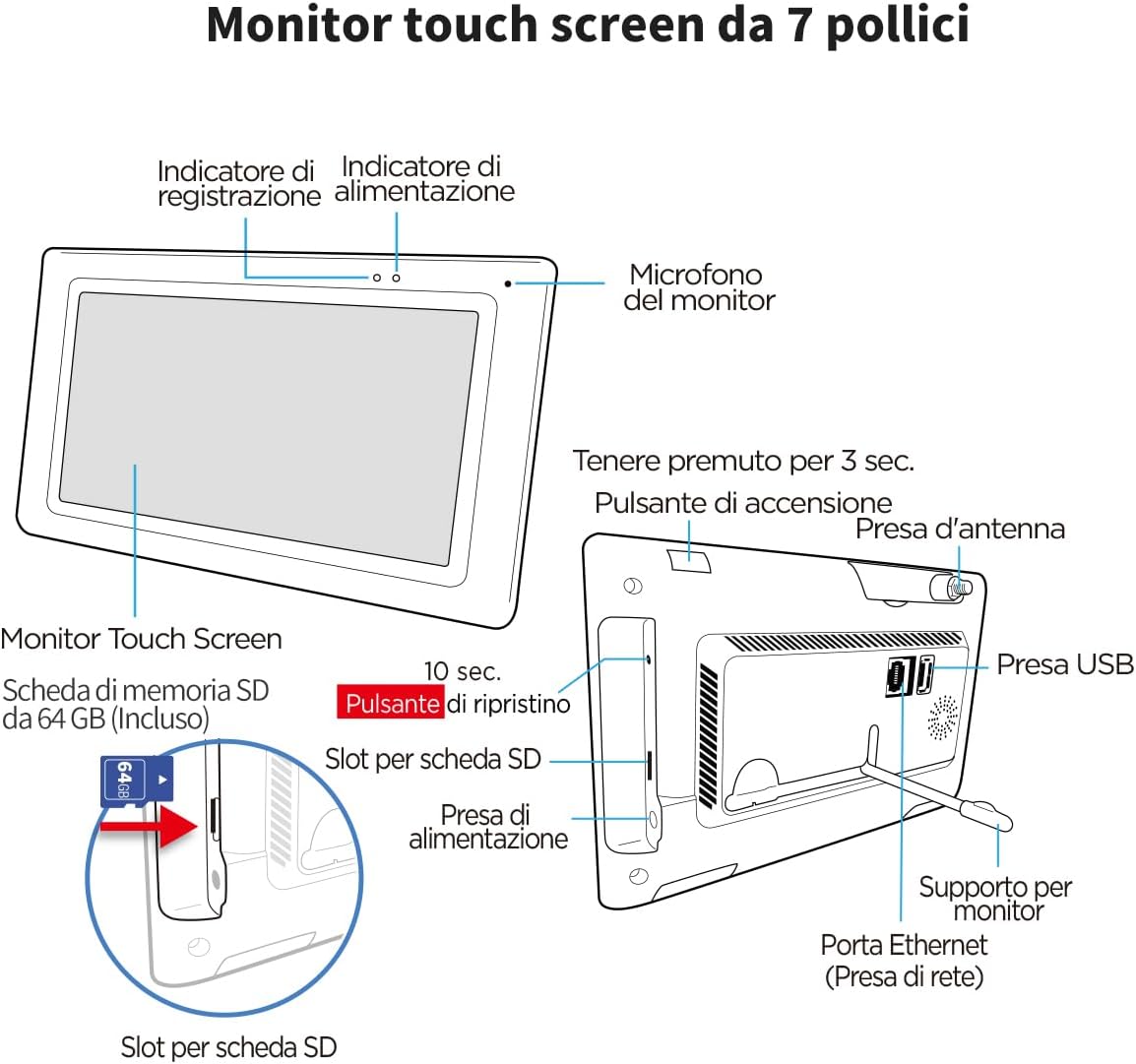 Thumbnail 6 de SecuFirst Kit videosorveglianza esterno 64 GB