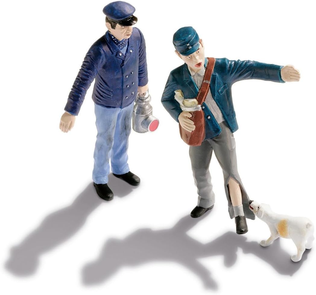 Detalle 2 de NOCH Lokführer & Rangierer – Figuren für Epoche III, für H0-Modellbahnszenen