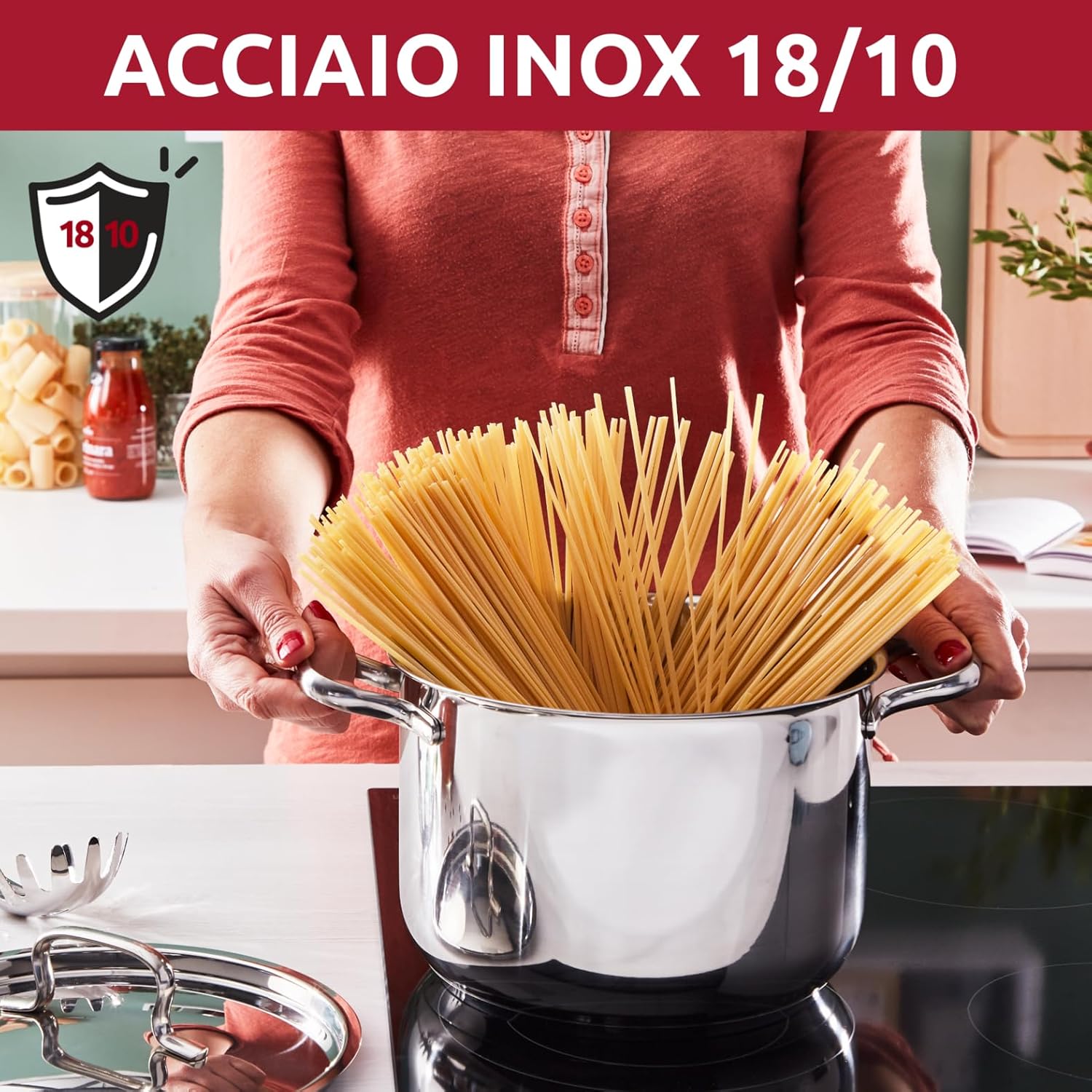 Thumbnail 2 de Lagostina Sfiziosa: Set di 9 Pentole con Fondo Lagoseal Plus per tutti i piani cottura