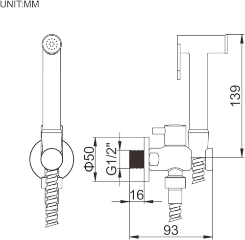 Thumbnail 1 de Ibergrif M22015R grifo empotrable bidé cromo 🚽