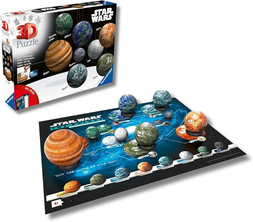 Detalle de Ravensburger Puzzle 3D Sistema Solar 531 piezas 🧩