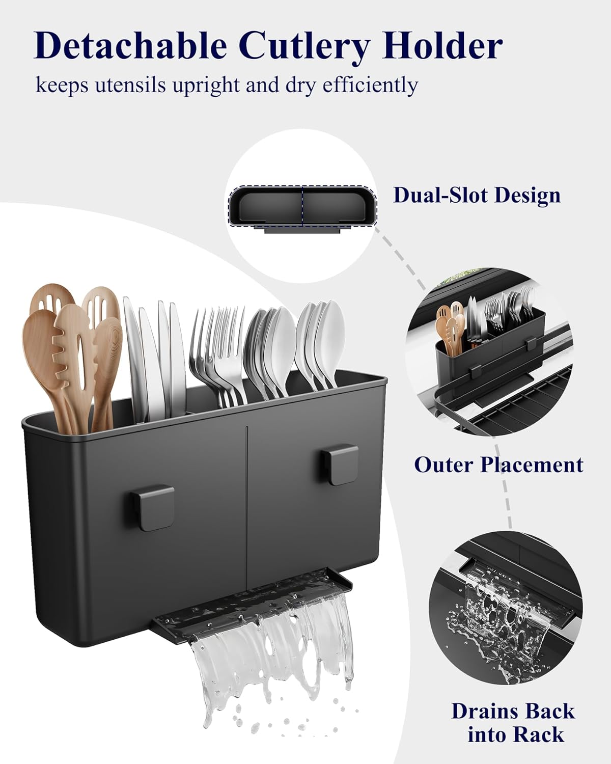 Detalle 2 de Kitsure Dish Drying Rack 15.7-inch