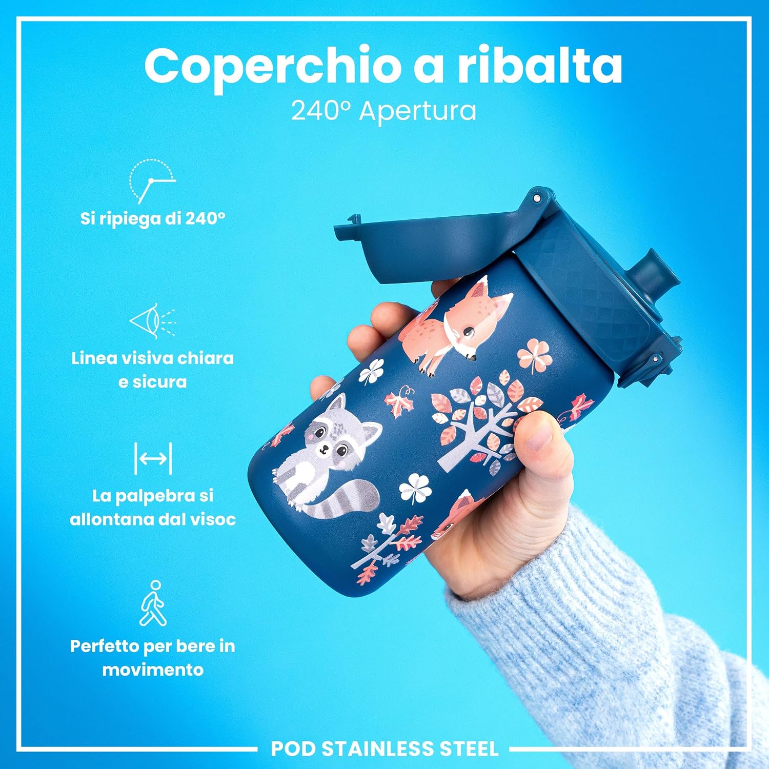 Detalle 2 de Ion8 Borraccia 400ml per bambini