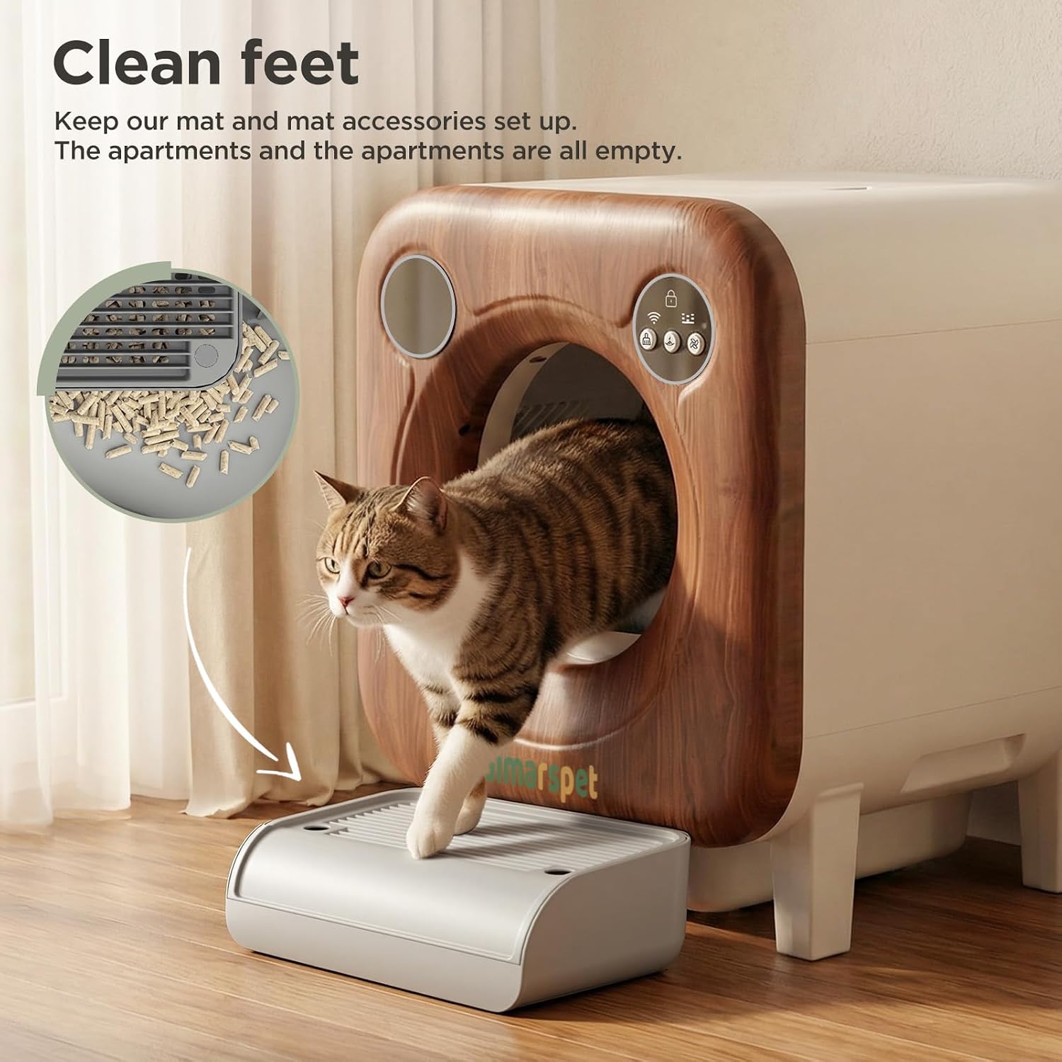 Thumbnail 6 de Gimars XXL 90L self‑cleaning cat litter box