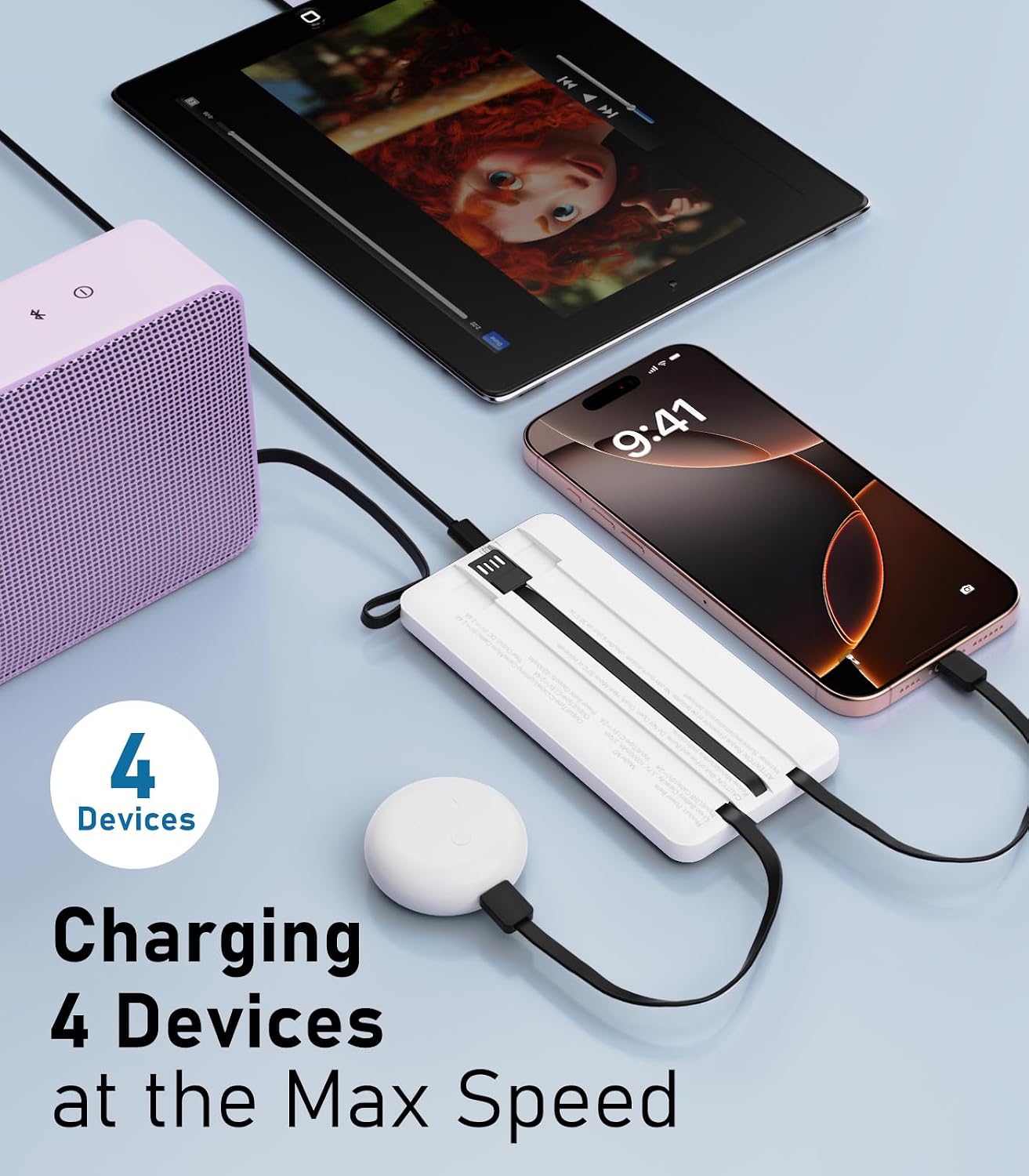 Detalle de EEIVOL Portable Charger 10000mAh
