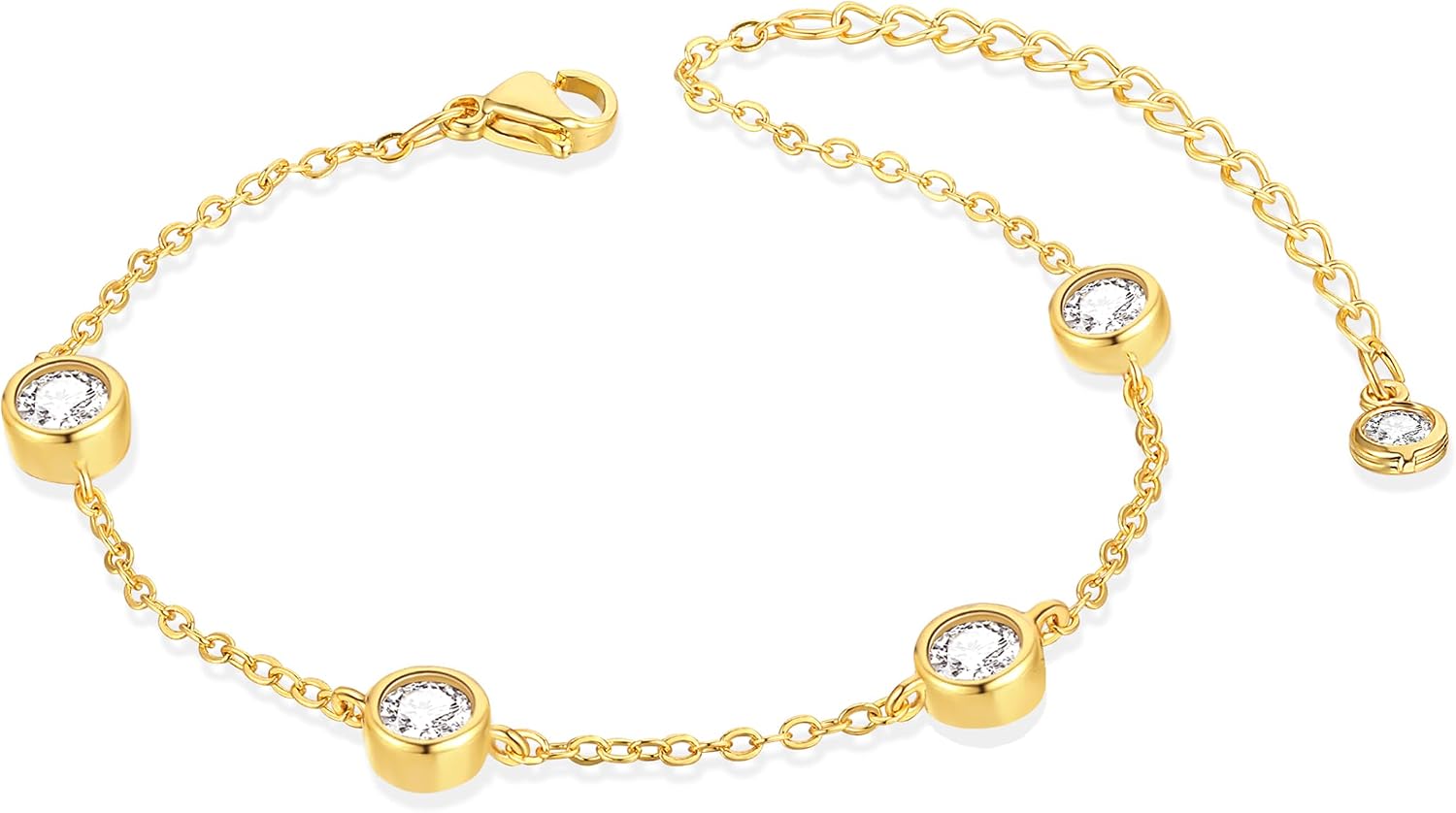 Detalle de ZOERAY Armband Damen Verstellbar 16,5–20,5 cm