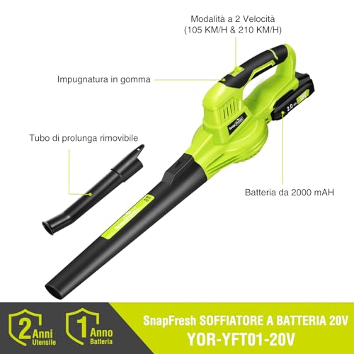 Thumbnail 7 de SnapFresh Soffiatore a Batteria 20V: leggero, potente e versatile