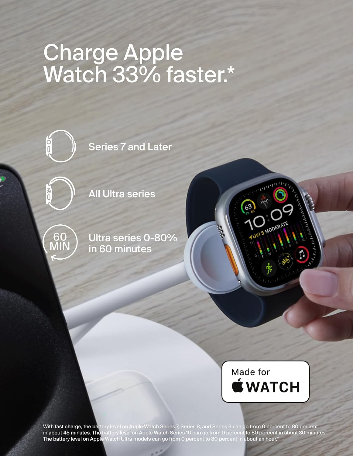 Detalle 2 de Belkin BoostCharge 15W 3-in-1 Charger
