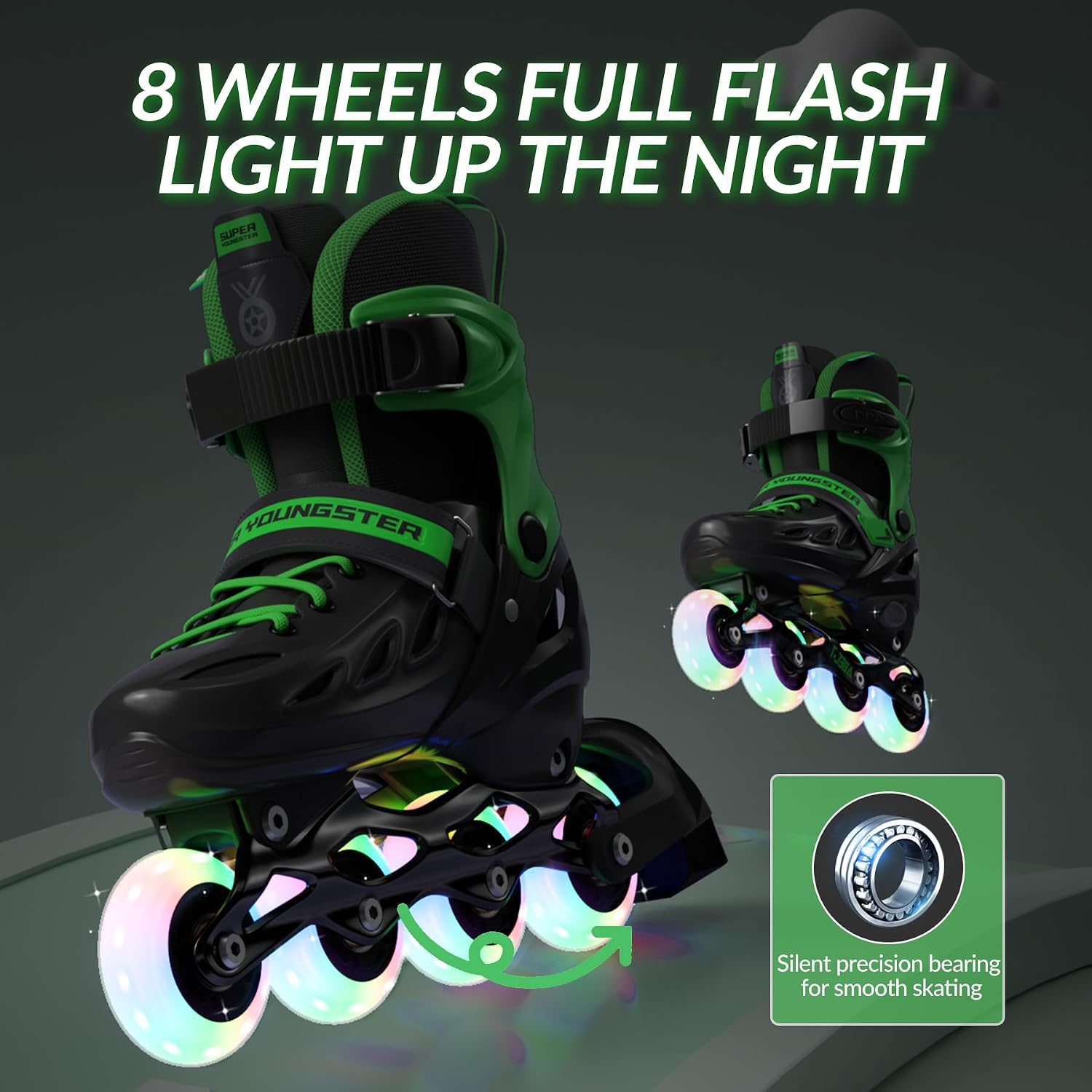 Thumbnail 4 de SUPER YOUNGSTER Adjustable Inline Skates 4-12