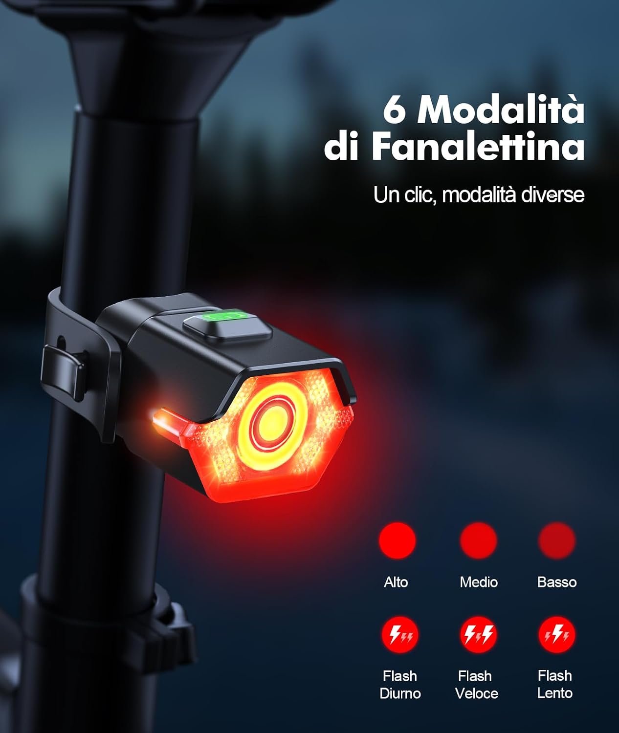 Thumbnail 4 de CIRYCASE Luci Bicicletta LED 360°