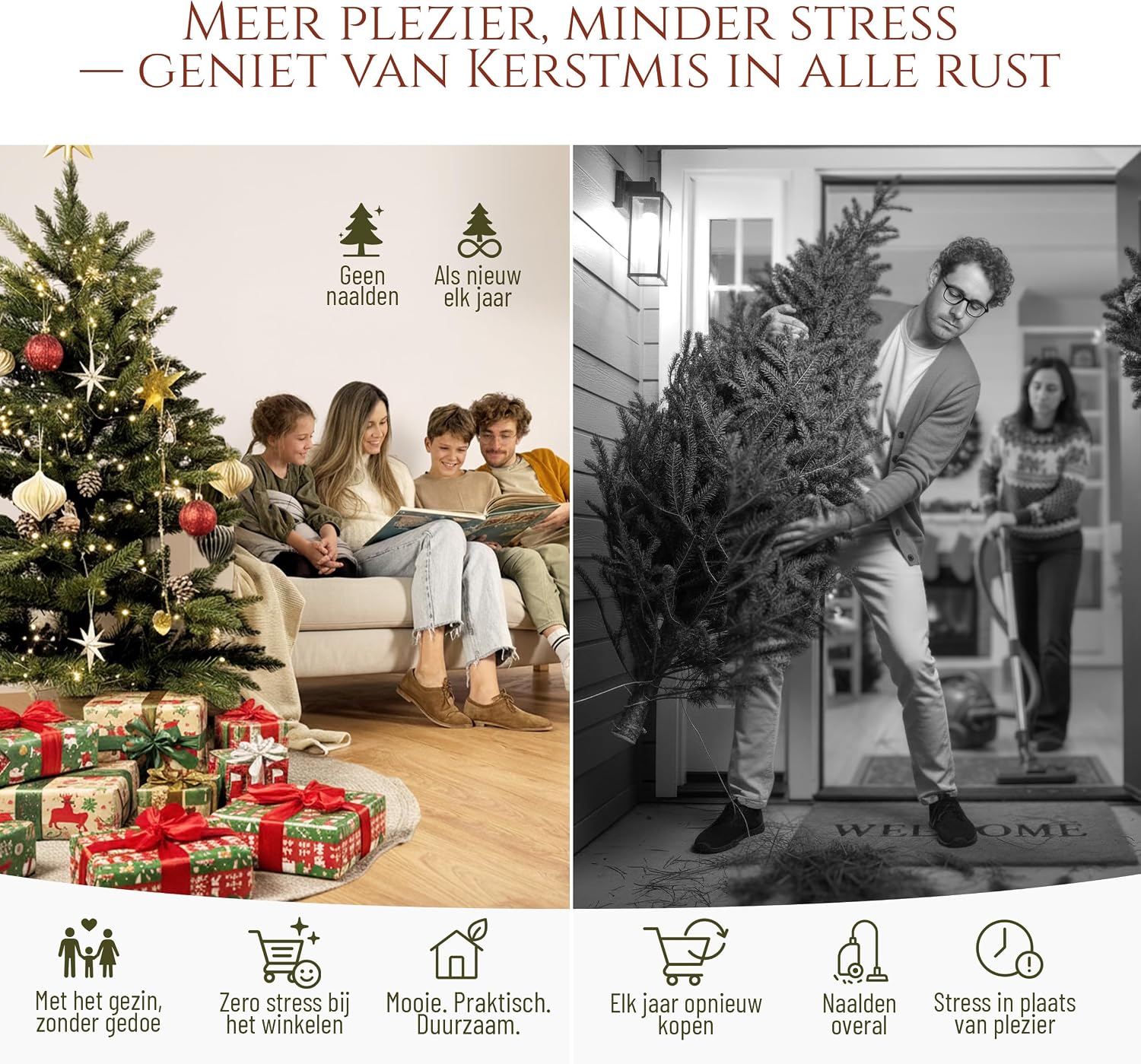 Thumbnail 5 de Sapin de Noël Artificiel Premium 150 cm – Realisme exceptionnel