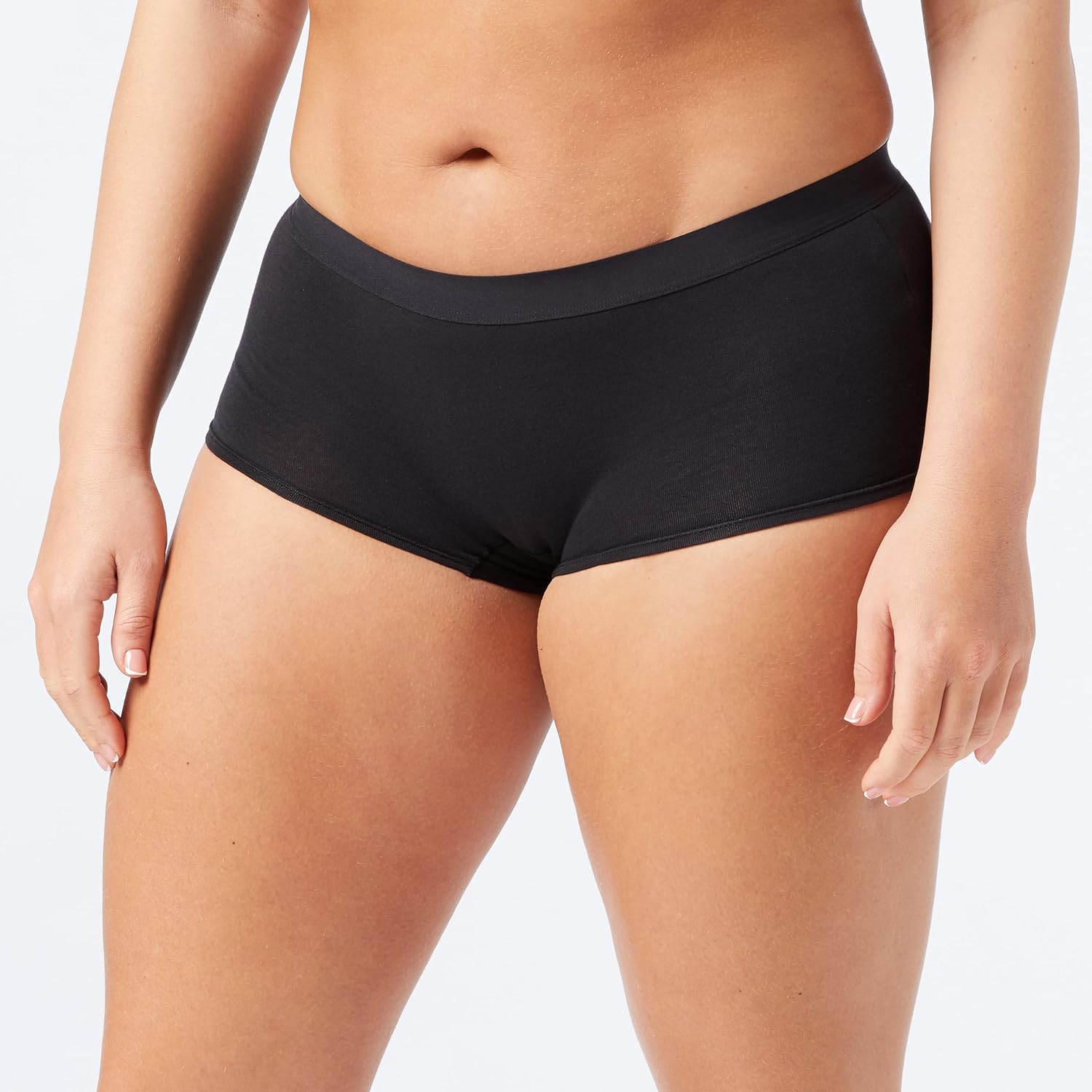 Thumbnail 1 de Amazon Essentials Women's Cotton Boyshort Knickers (Plus Size) – Pack of 5