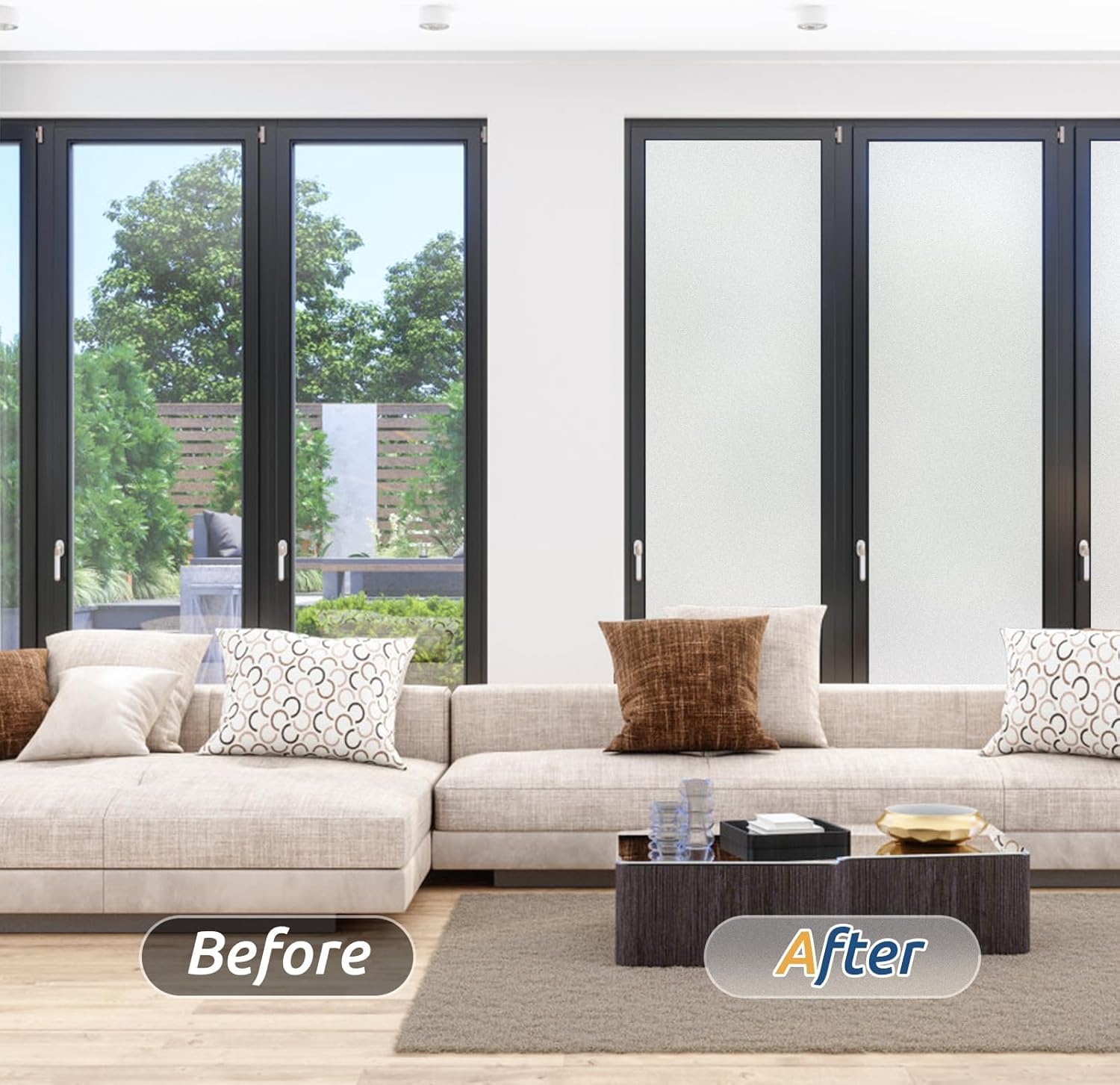 Thumbnail 5 de rabbitgoo Window Privacy Film 17.5 x 78.7 🪟