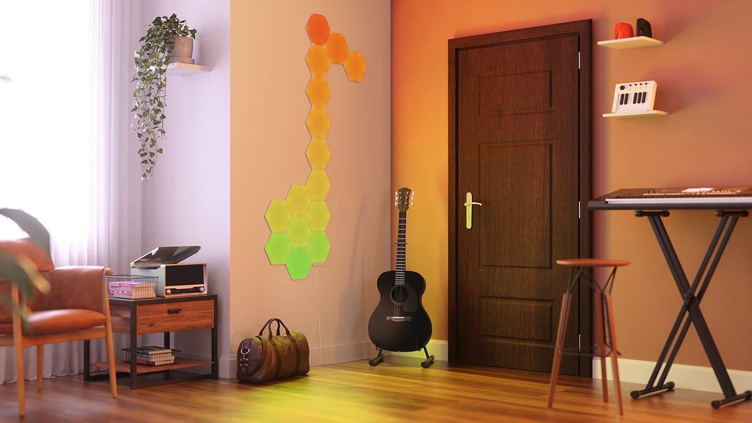 Detalle 2 de Nanoleaf Shapes Hexagon Starter Kit LED Panels