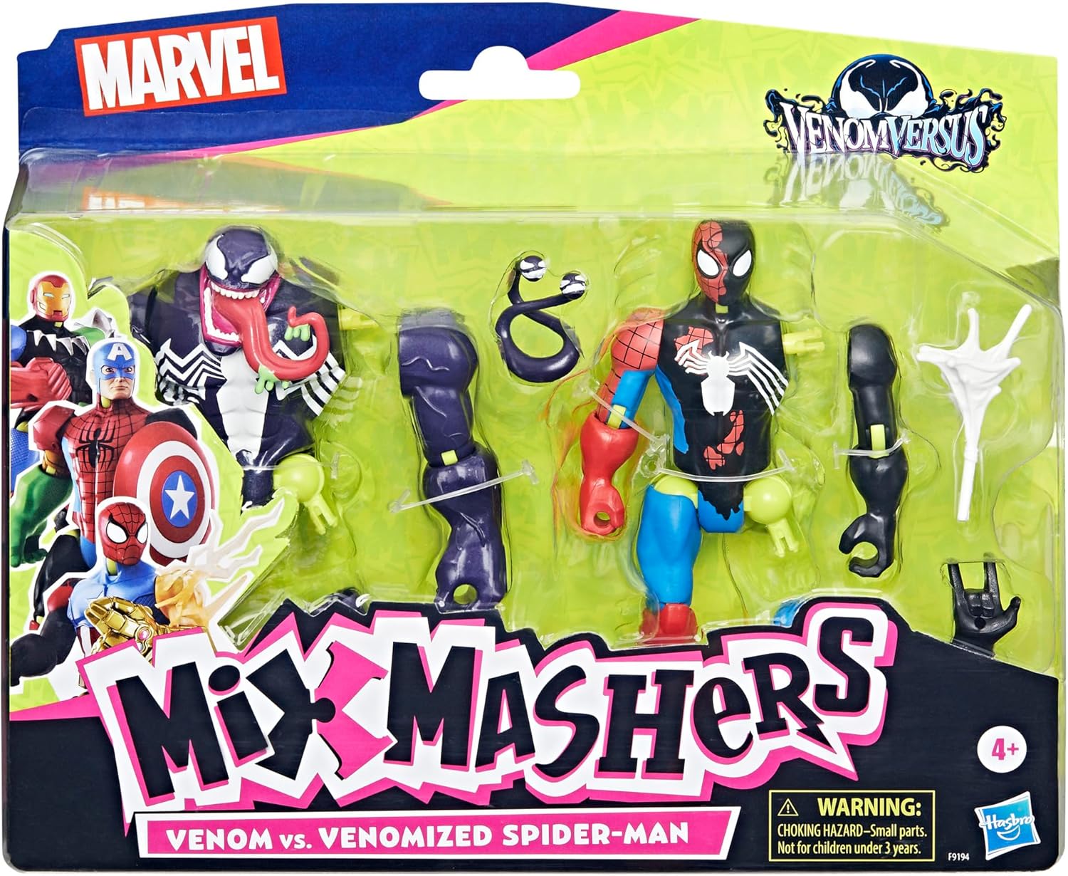 Detalle 2 de Spider-Man MixMashers Marvel Venom Pack 2