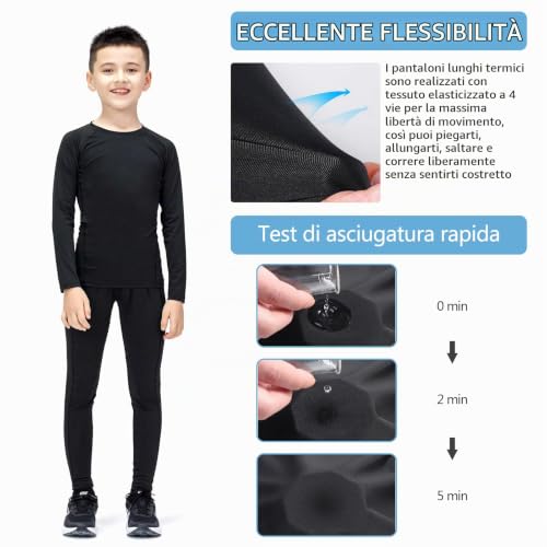 Thumbnail 1 de Fengzio Intimo termico bambino Calcio, maglia e pantaloni in pile