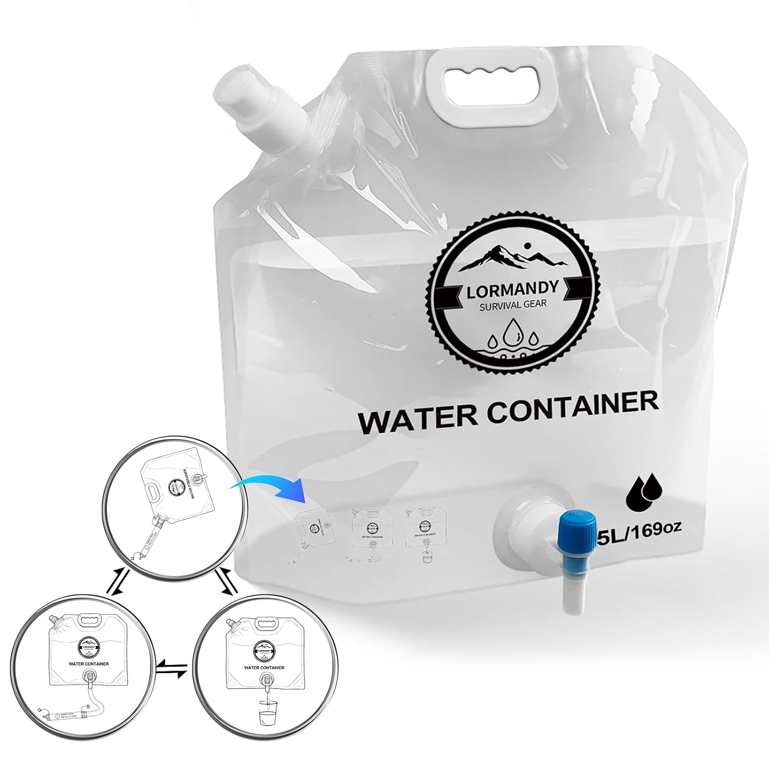 Thumbnail 1 de Lormandy S2 navy Water Filter Straw, Lightweight ABS Design