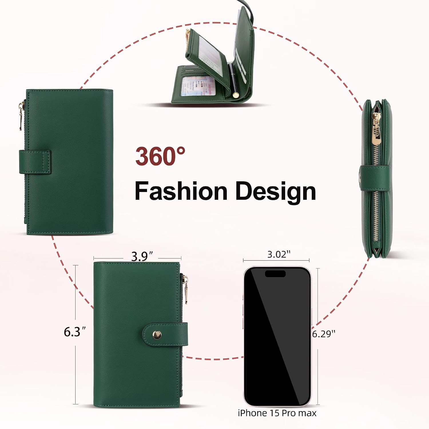 Detalle de YJ-Nefeli RFID wallet with 10 slots
