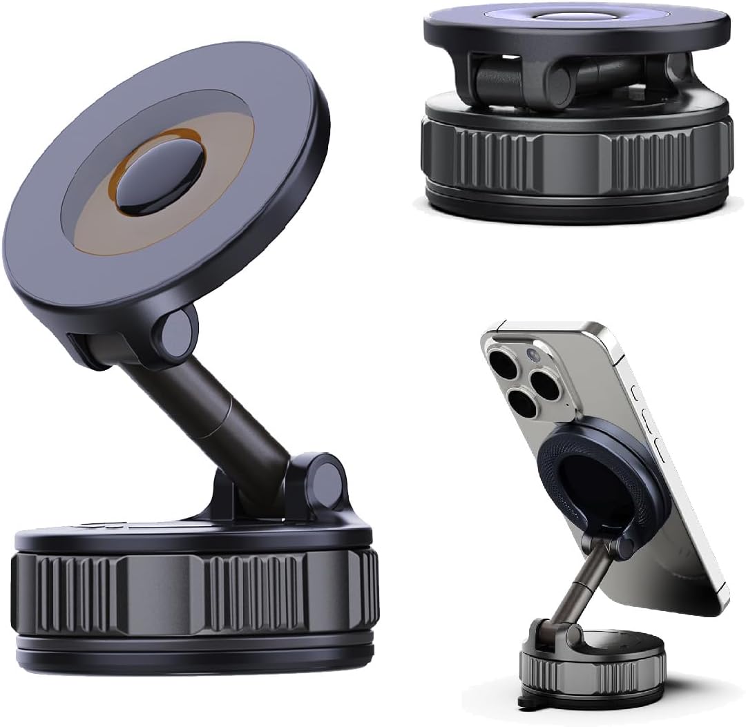 Detalle de HoneTeek Vacuum Magnetic Phone Holder 360°