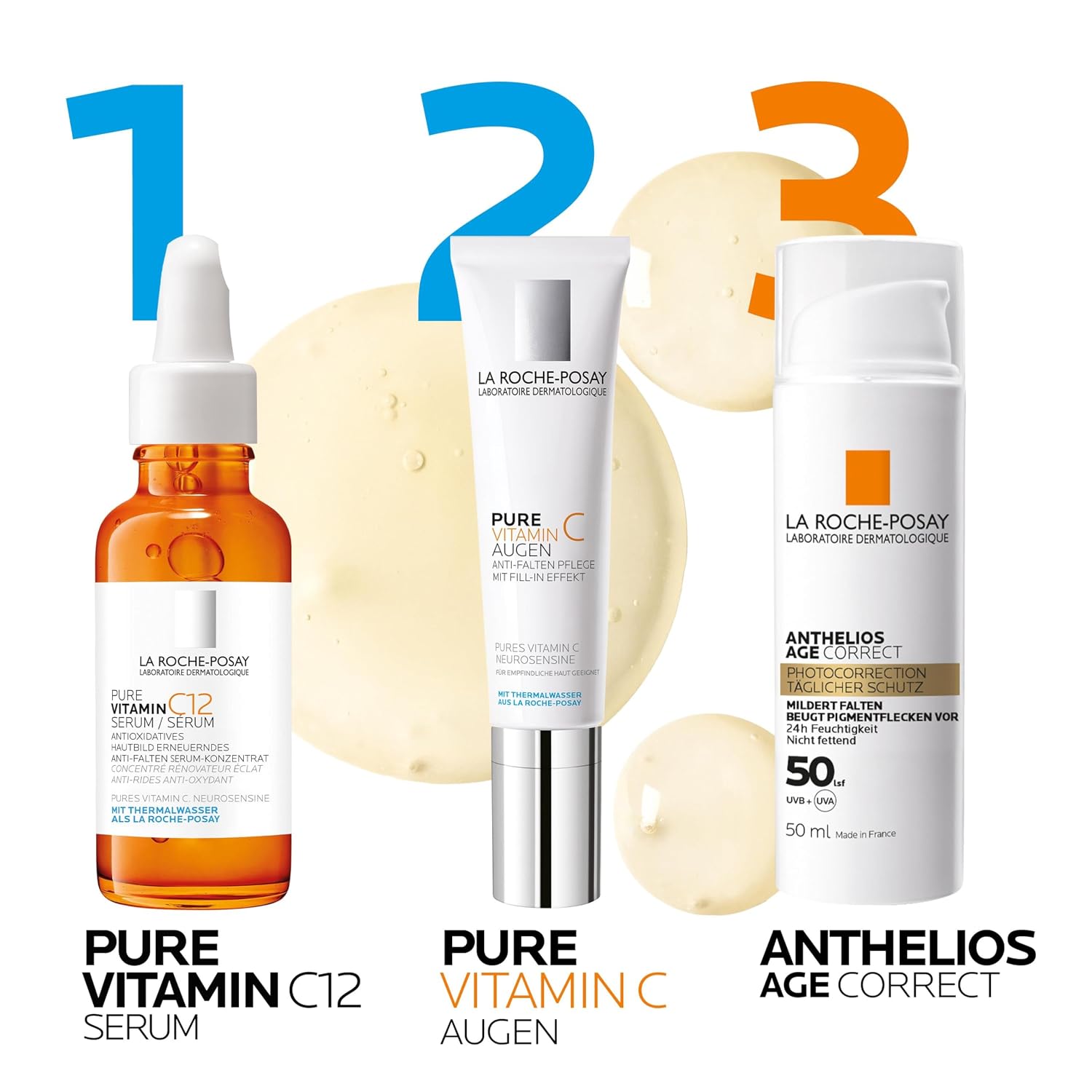 Detalle de La Roche Posay Pure Vitamin C12 Serum – Anti-Aging-Pflege mit 12% Vitamin C (30 ml)