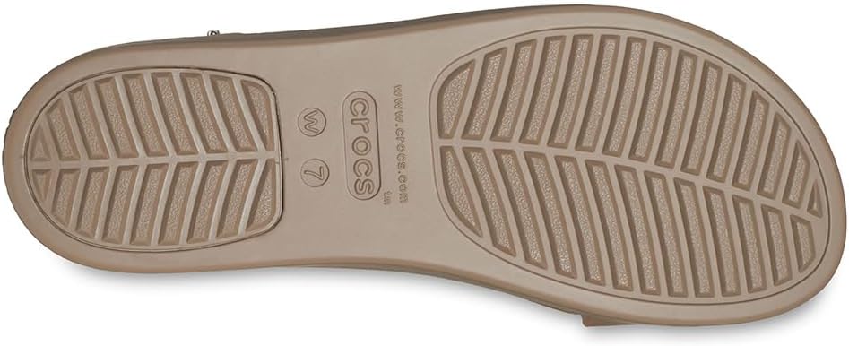 Detalle de Crocs Brooklyn Low Wedge: sandali da esterno donna con zeppa bassa e Plantari LiteRide