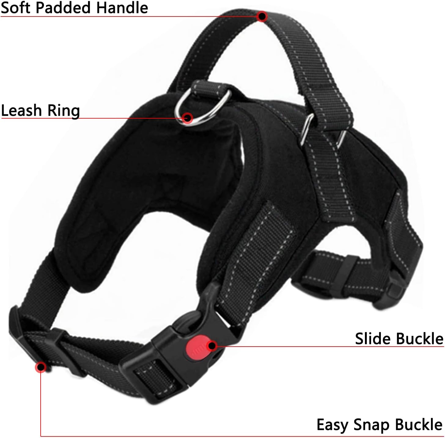 Thumbnail 2 de FYY No Pull Dog Harness Breathable Adjustable Vest